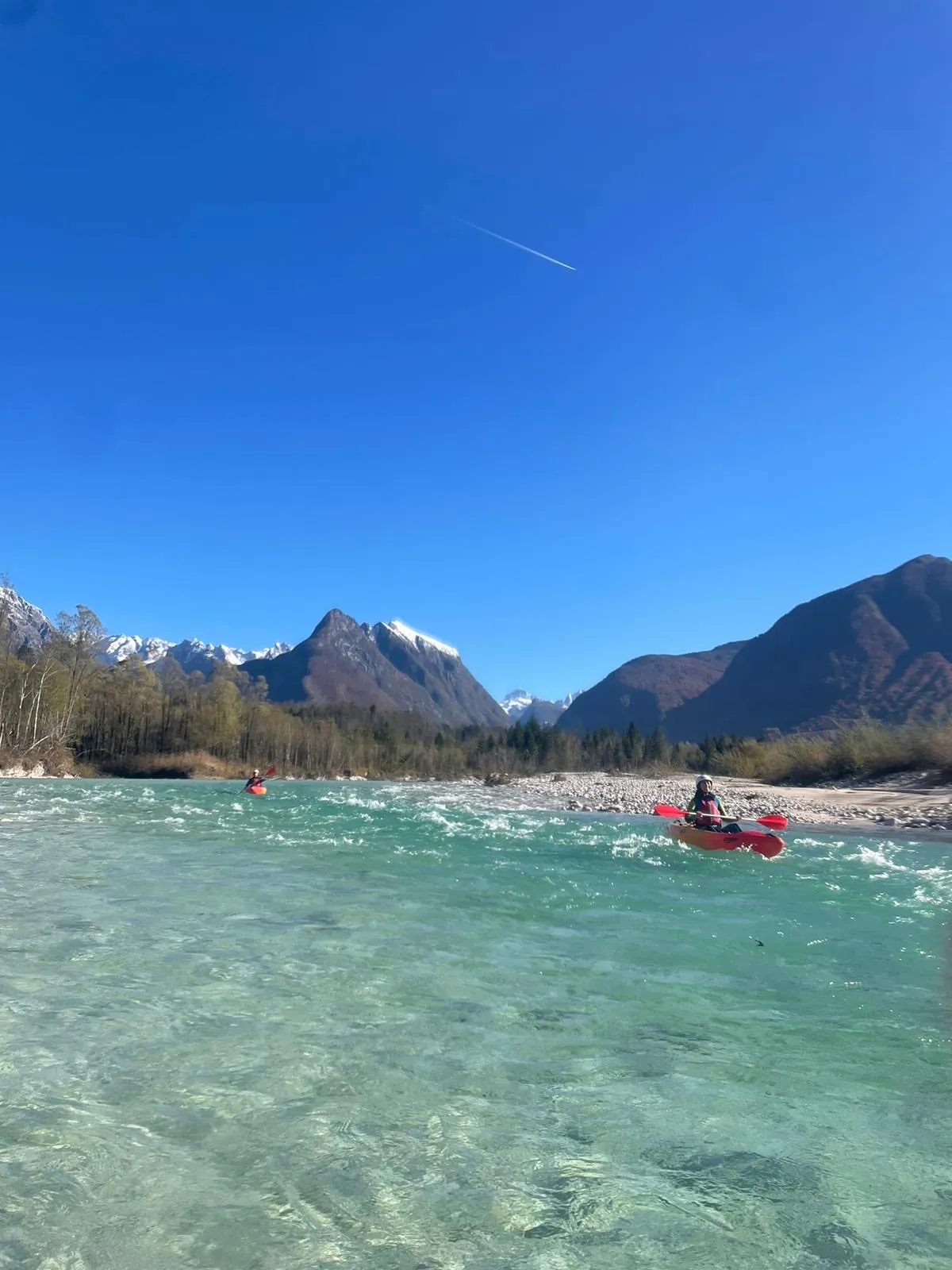 Whitewater kayaking in Slovenia